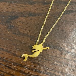 NWT GOLD PLATED MERMAID NECKLACE